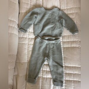 Janie and Jack Green baby Matching Set